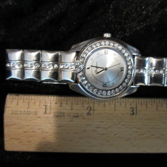Brighton "Dana Point" Silvertone/Crystal Watch - Picture 5 of 5
